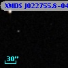 XMDS J022755.8-043800