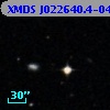 XMDS J022640.4-044606