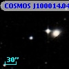 COSMOS J100014.04+020920.4
