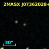 2MASX J07362028+6341469