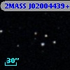 2MASS J02004439+0031405