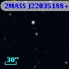 2MASS J22035188+0154000