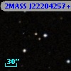 2MASS J22204257+0055076
