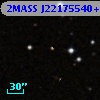 2MASS J22175540+0038323
