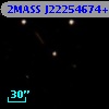 2MASS J22254674+0246538