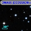 2MASS J22255820+2108420