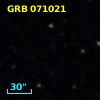 GRB 071021