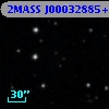 2MASS J00032885+4050386