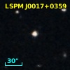 2MASS J00170048+0359521