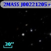 2MASS J00221205+4304509