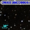 2MASS J00220064+6154200