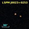 2MASS J00232757+0253145