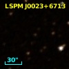 2MASS J00233664+6713491