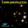 2MASS J00252545+7224081