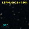 2MASS J00283443+4544038
