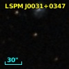 2MASS J00312577+0347171