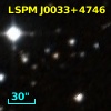 2MASS J00332085+4746030