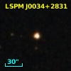 2MASS J00345573+2831326