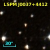 2MASS J00372679+4412368