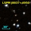 2MASS J00372323+4950469