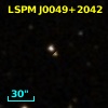 2MASS J00494356+2042229