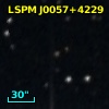 2MASS J00574519+4229577