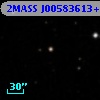 2MASS J00583613+3320069
