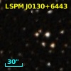 2MASS J01301482+6443520