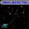 2MASS J01362756+6305047