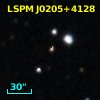 2MASS J02050028+4128428