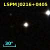 2MASS J02162165+0405257