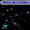 2MASS J02235508+5456316