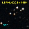 2MASS J02285656+4454343