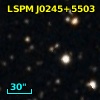 2MASS J02454100+5503229