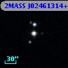 2MASS J02461314+1057192
