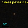2MASS J03251116+1300334