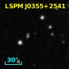 2MASS J03553340+2541327