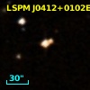 2MASS J04123385+0102360