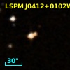 2MASS J04123337+0102396