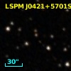 2MASS J04215637+5701249