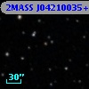 2MASS J04210035+7001162