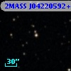 2MASS J04220592+3858104