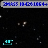 2MASS J04281064+8428093