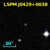 2MASS J04290775+0038398