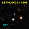 2MASS J04292637+4945538