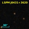 2MASS J04310972+3620323