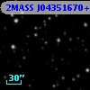 2MASS J04351670+4341108