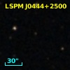 2MASS J04444358+2500290