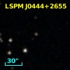 2MASS J04443028+2655467