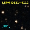 2MASS J05210642+4112236
